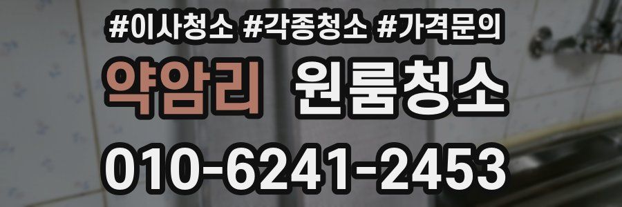 약암리 이사청소