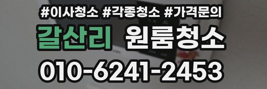 갈산리 이사청소