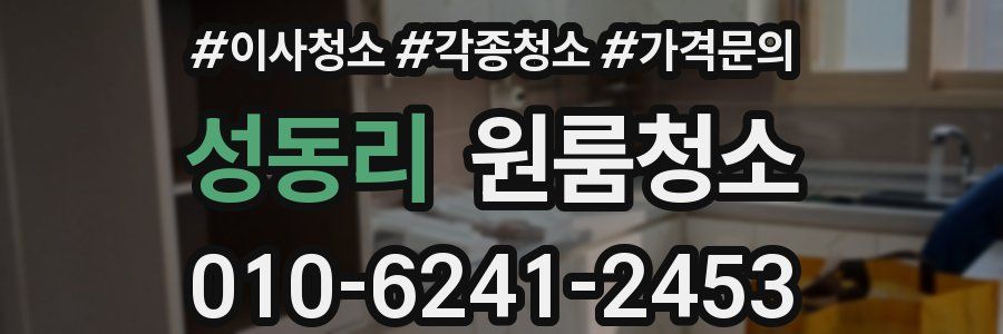 성동리 이사청소