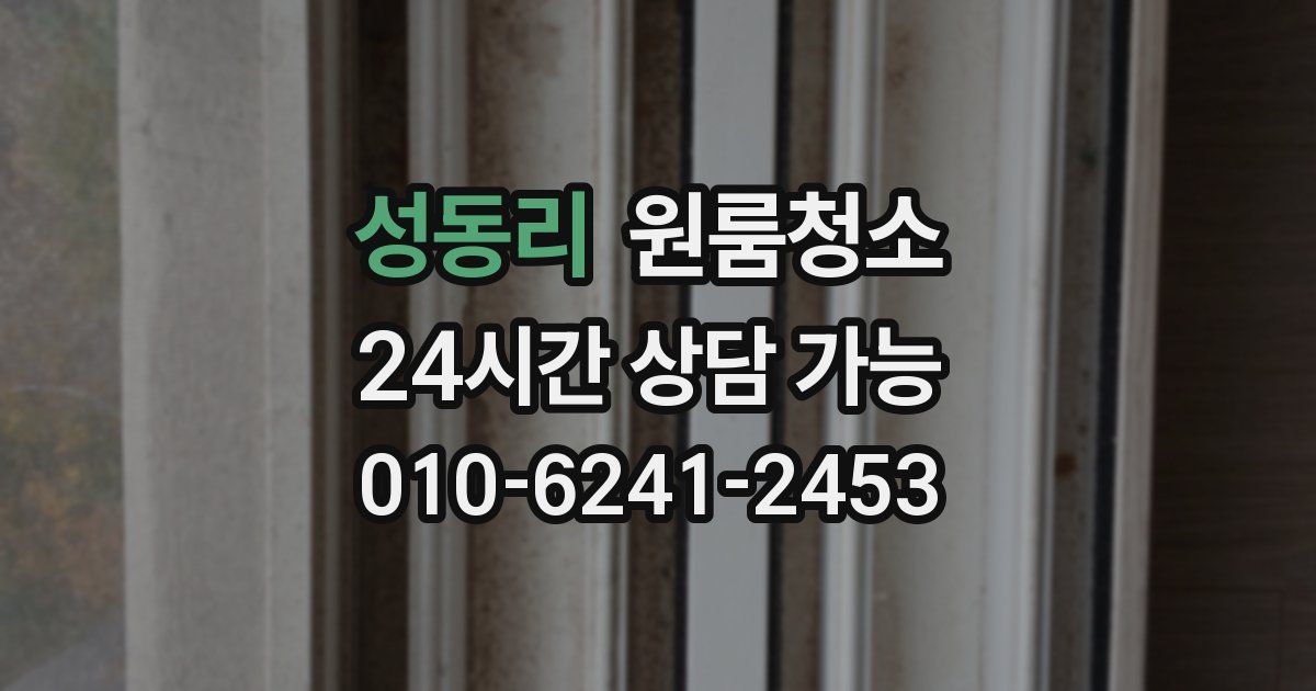 성동리 입주청소