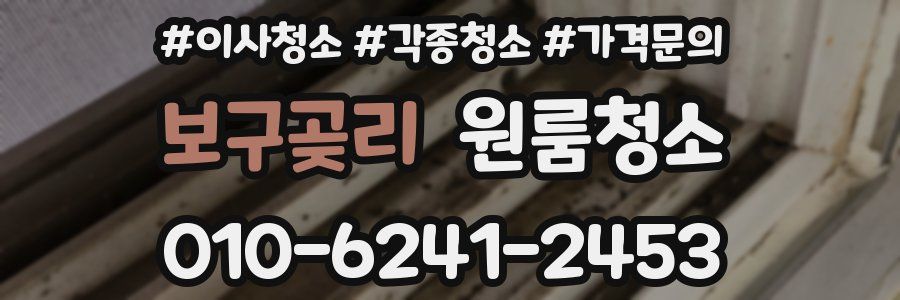 보구곶리 이사청소