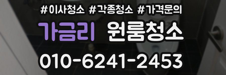 가금리 이사청소