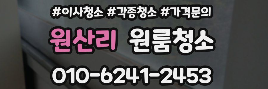 원산리 이사청소