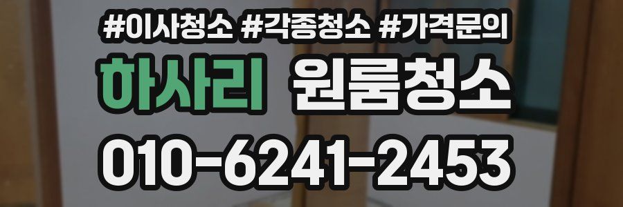 하사리 이사청소