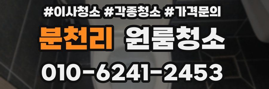 분천리 이사청소