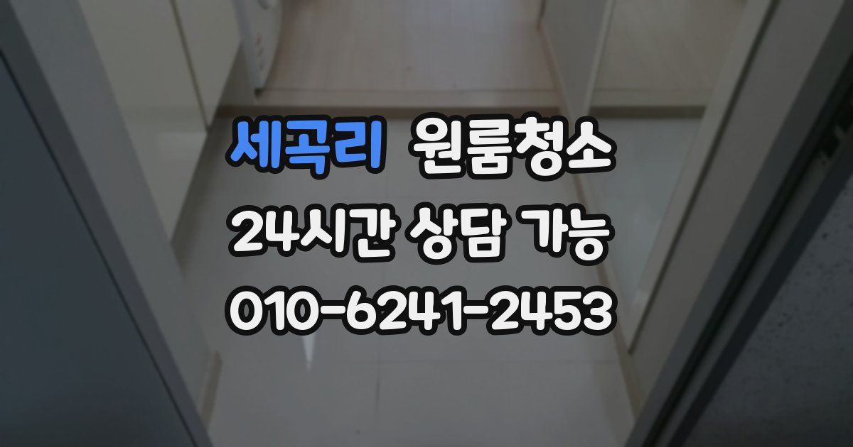 세곡리 입주청소