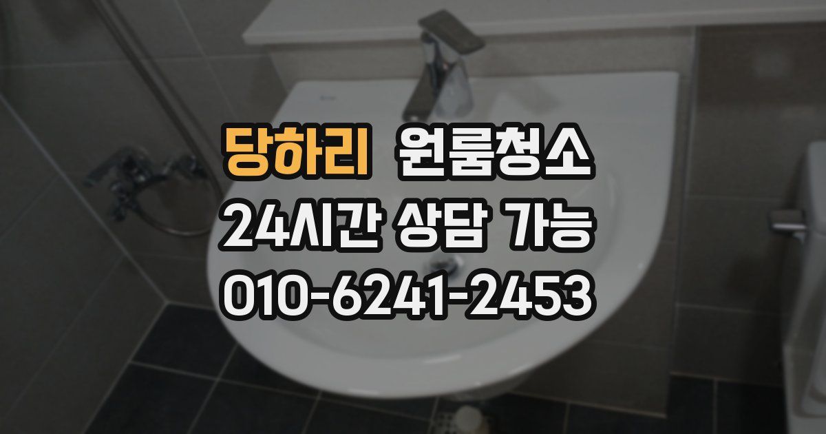 당하리 입주청소