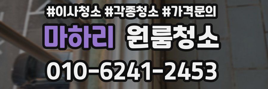 마하리 이사청소