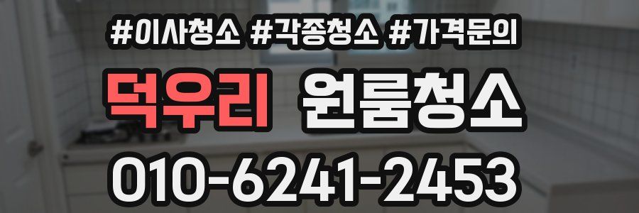 덕우리 이사청소