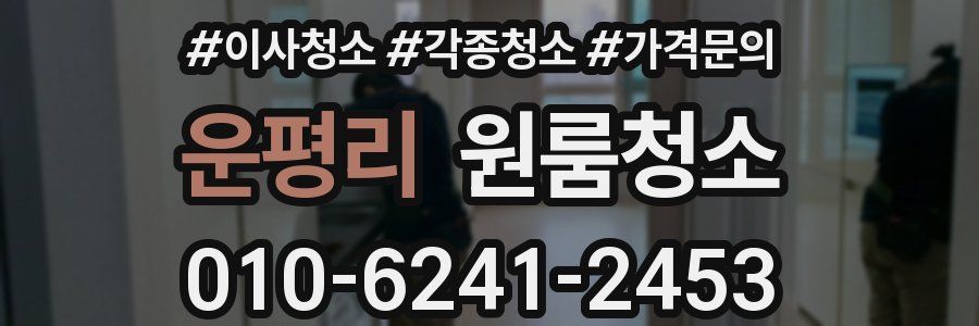 운평리 이사청소