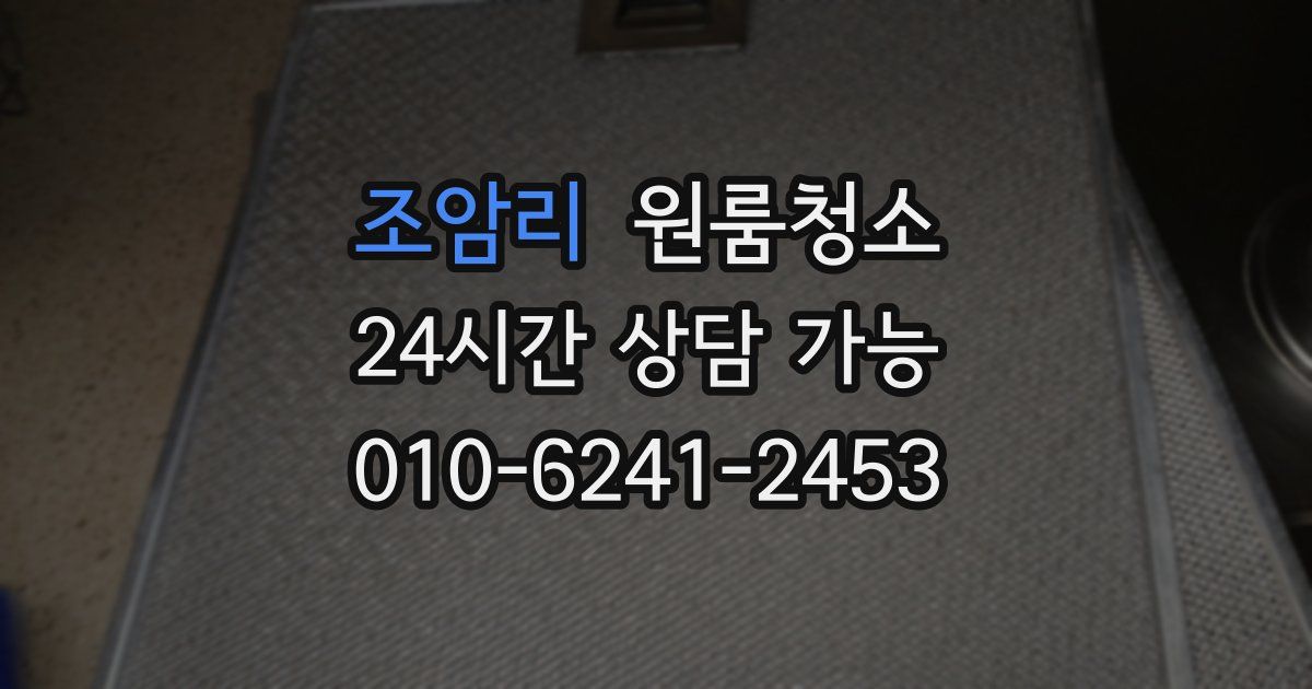 조암리 입주청소