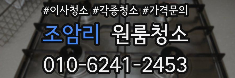 조암리 이사청소