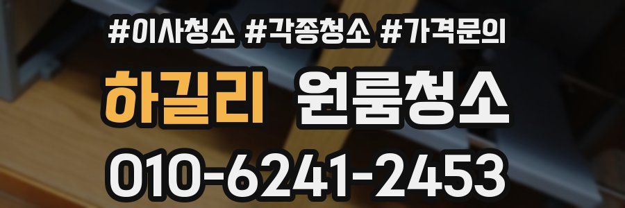 하길리 이사청소