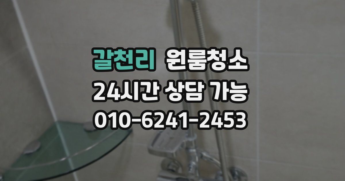 갈천리 입주청소