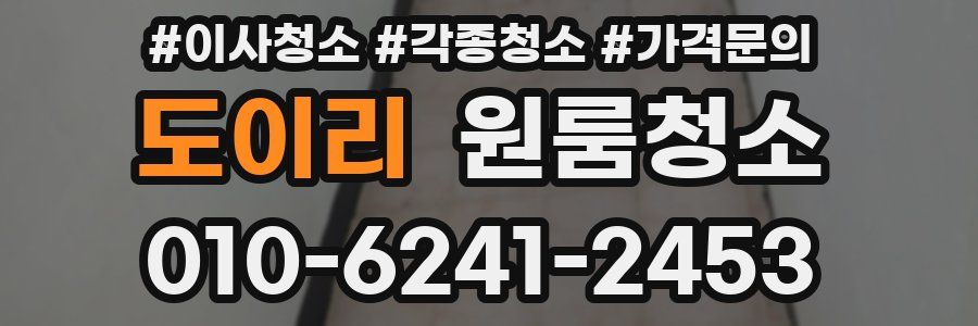 도이리 이사청소