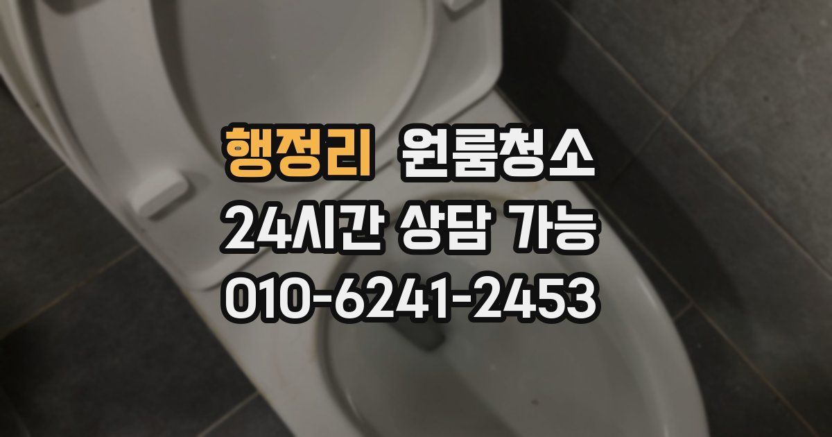 행정리 입주청소