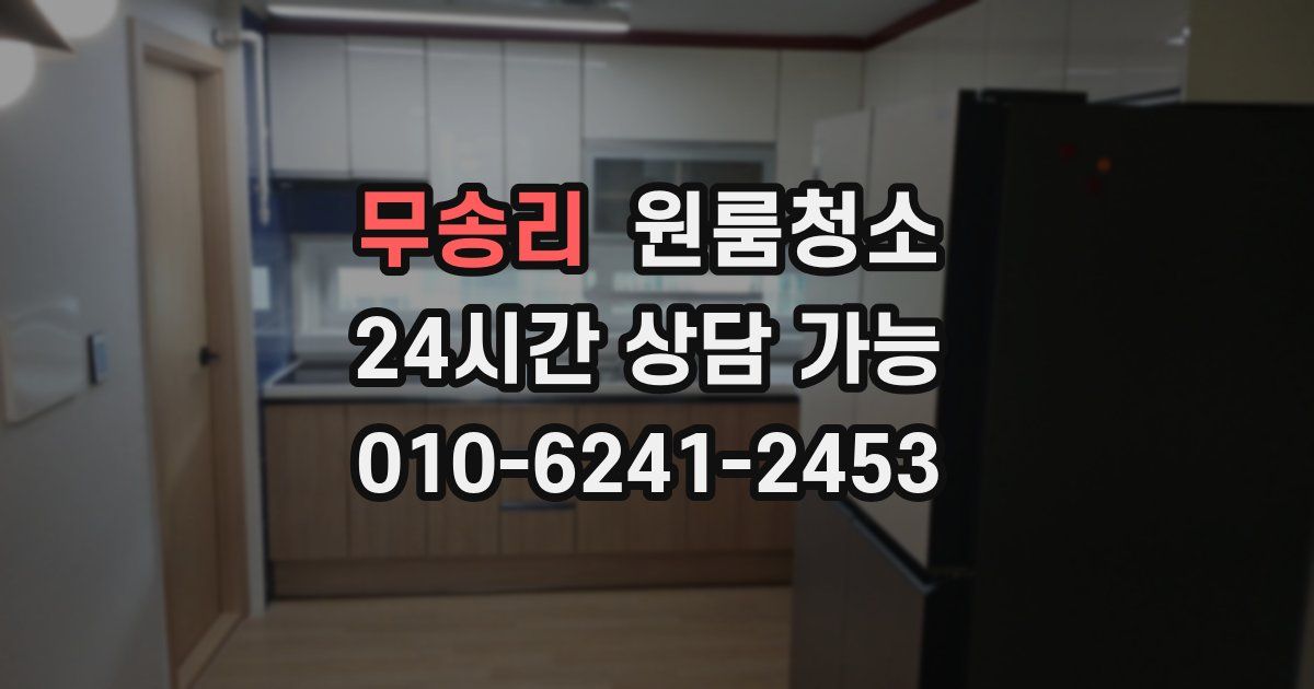 무송리 입주청소