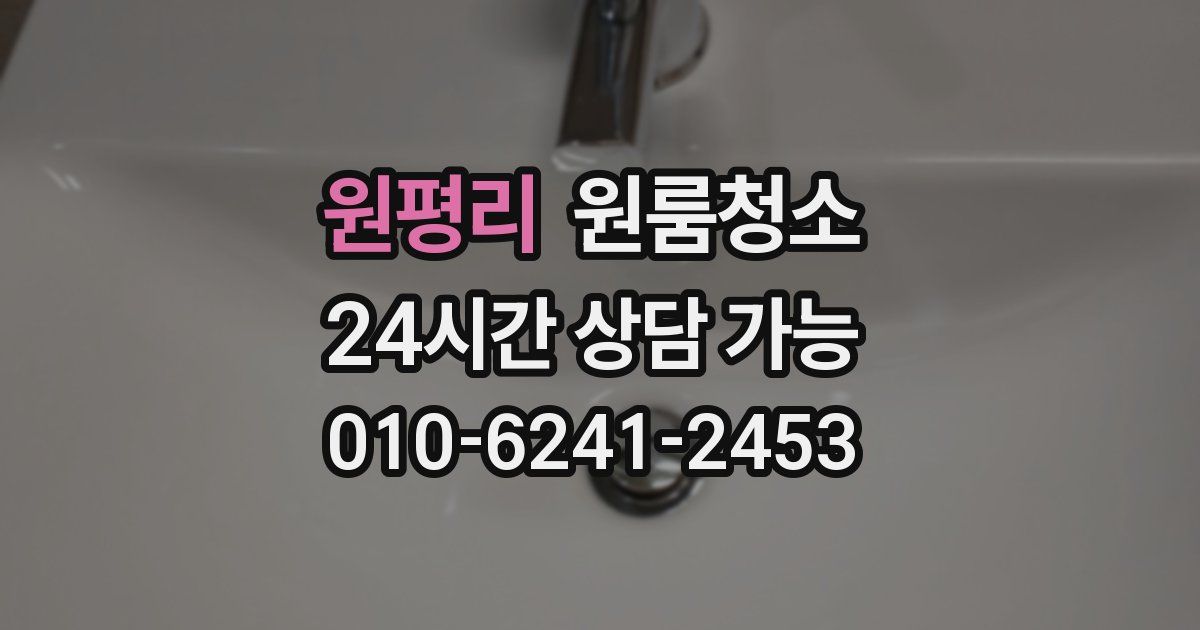 원평리 입주청소