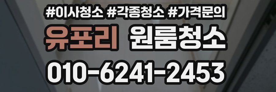 유포리 이사청소