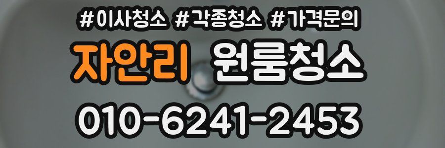 자안리 이사청소