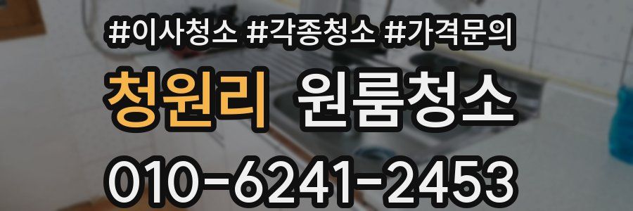 청원리 이사청소