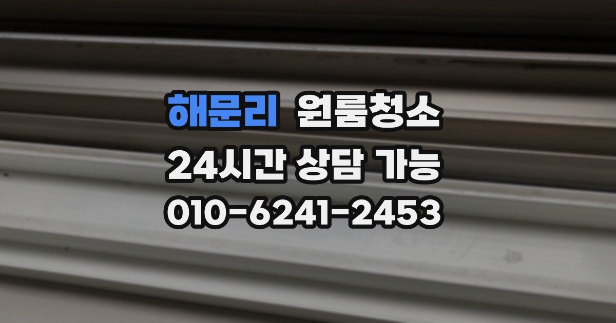 해문리 입주청소