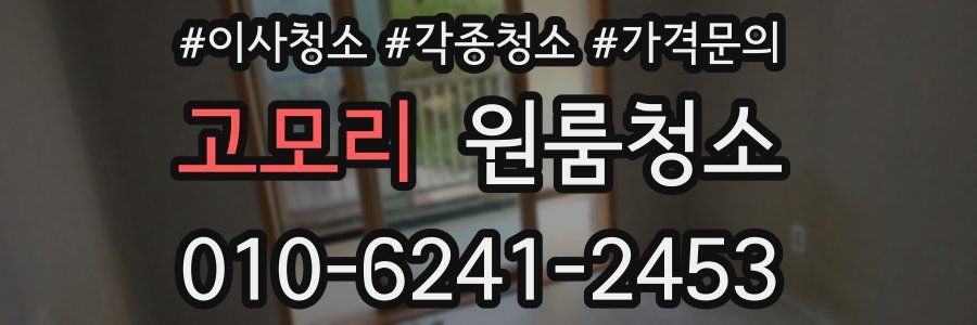 고모리 이사청소