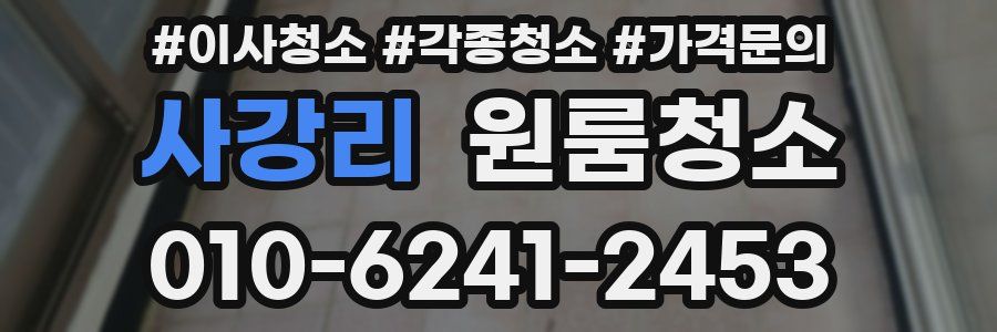 사강리 이사청소