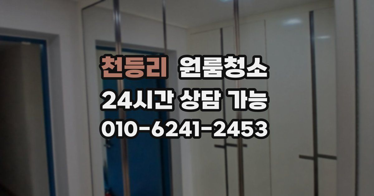 천등리 입주청소