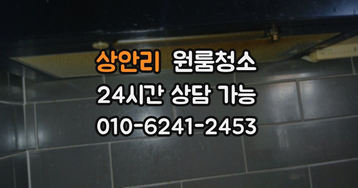 상안리 입주청소