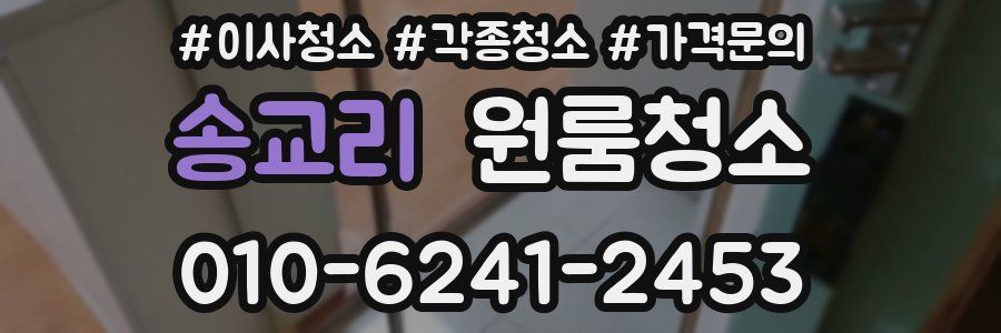 송교리 이사청소