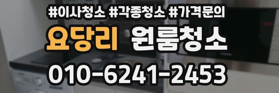 요당리 이사청소