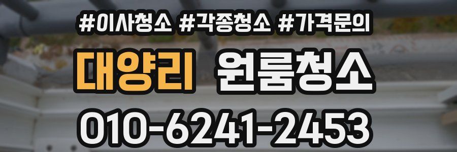 대양리 이사청소