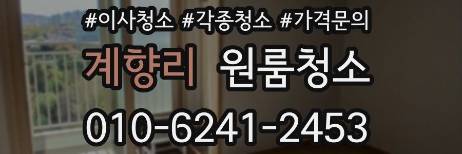 계향리 이사청소