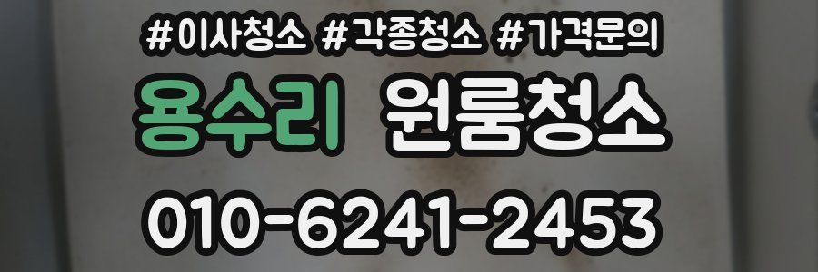 용수리 이사청소