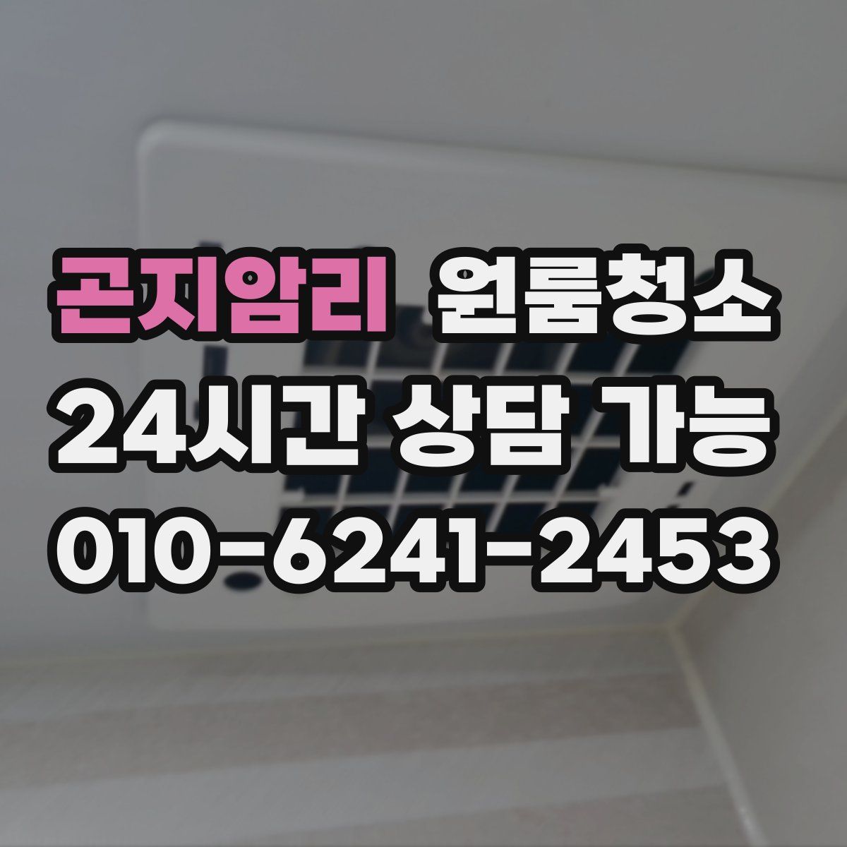 곤지암리 원룸청소