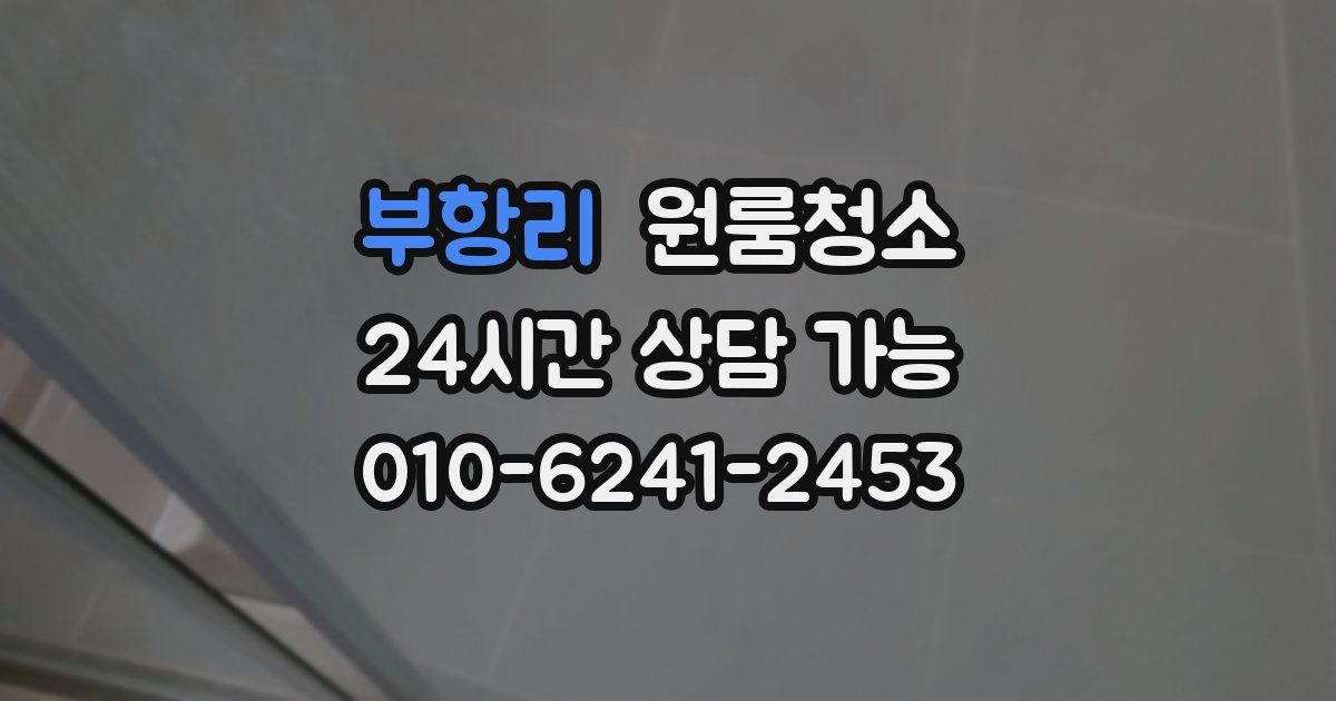부항리 입주청소