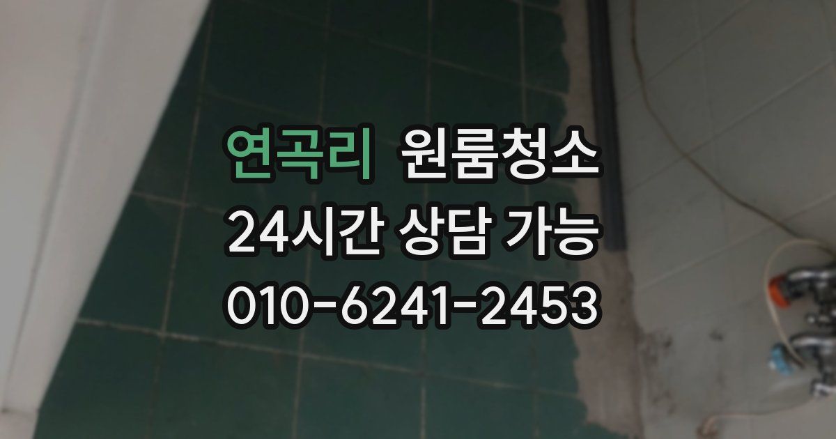 연곡리 입주청소