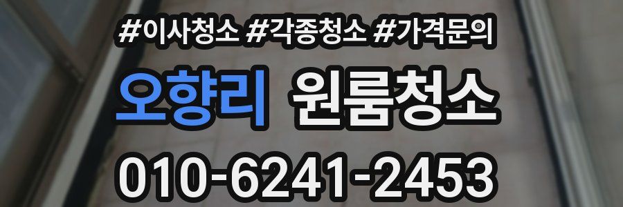 오향리 이사청소