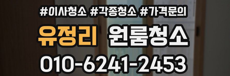 유정리 이사청소