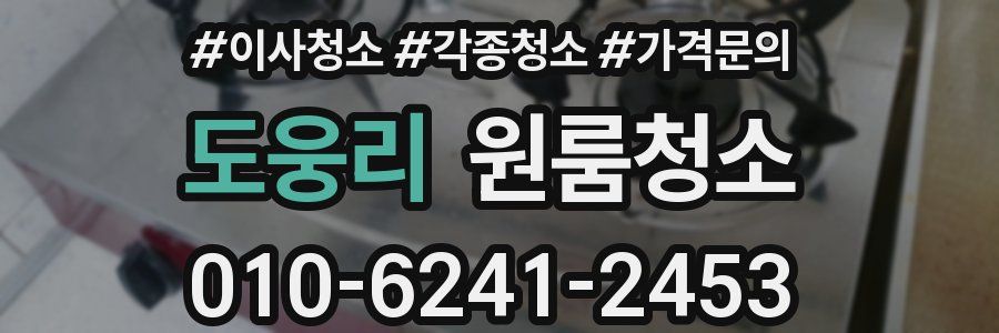 도웅리 이사청소