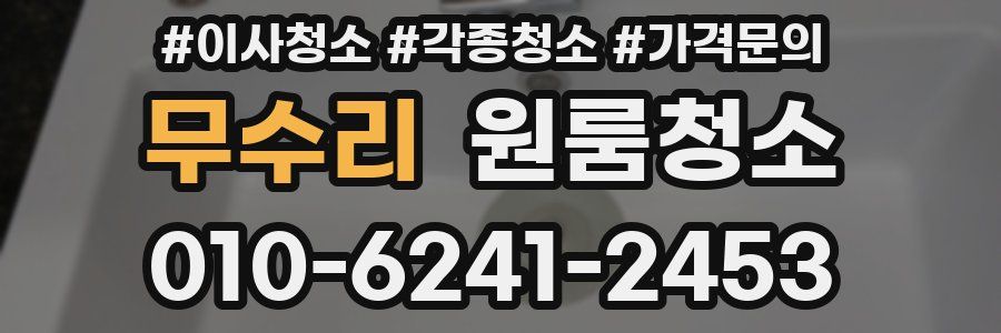 무수리 이사청소