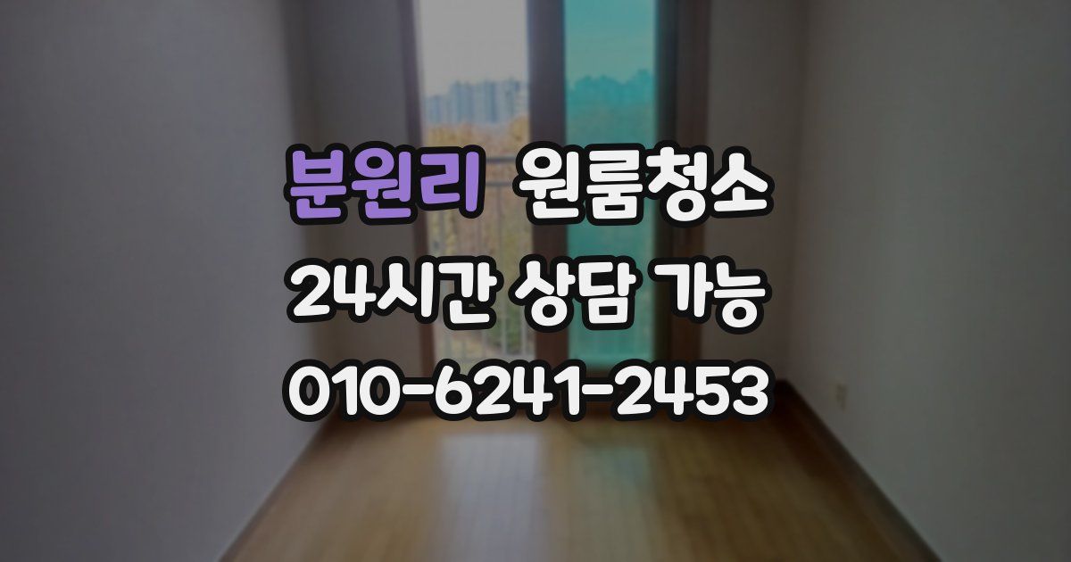 분원리 입주청소