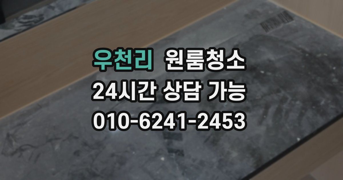 우천리 입주청소