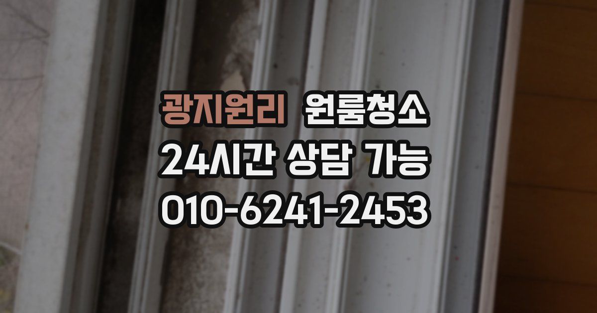 광지원리 입주청소