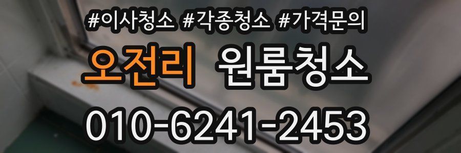 오전리 이사청소