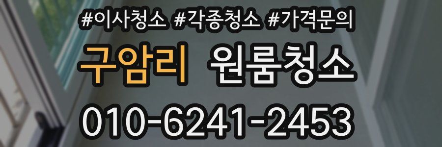구암리 이사청소