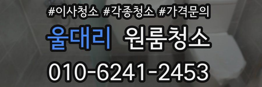 울대리 이사청소