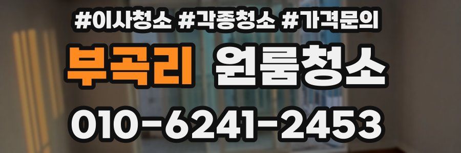 부곡리 이사청소