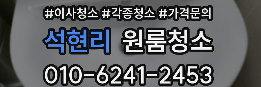 석현리 이사청소